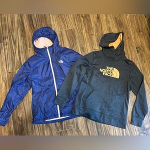 Woman’s North Face Jacket + Hoodie
